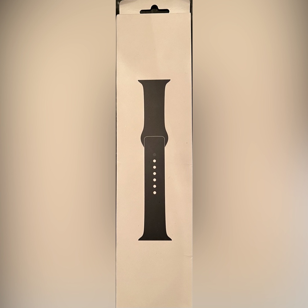 NIB Black Apple Watch Sports Band- not opened never worn.